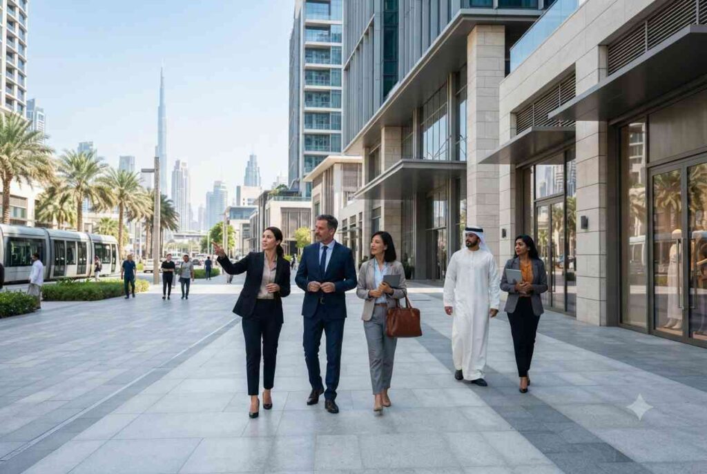 Commercial business property available for sale in a professional business district