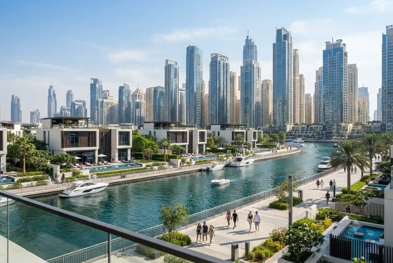 Modern Dubai properties including apartments and villas for buyers
