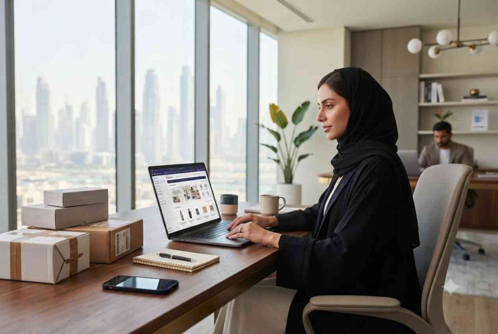 Entrepreneur operating a licensed ecommerce business in the UAE