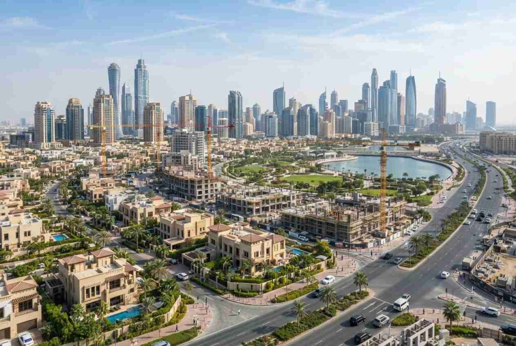 Modern residential and construction projects across the UAE