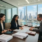 Professionals managing offshore company formation in Dubai