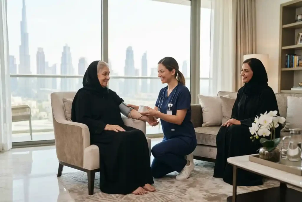 Arabian Home Healthcare services for patients in Dubai UAE