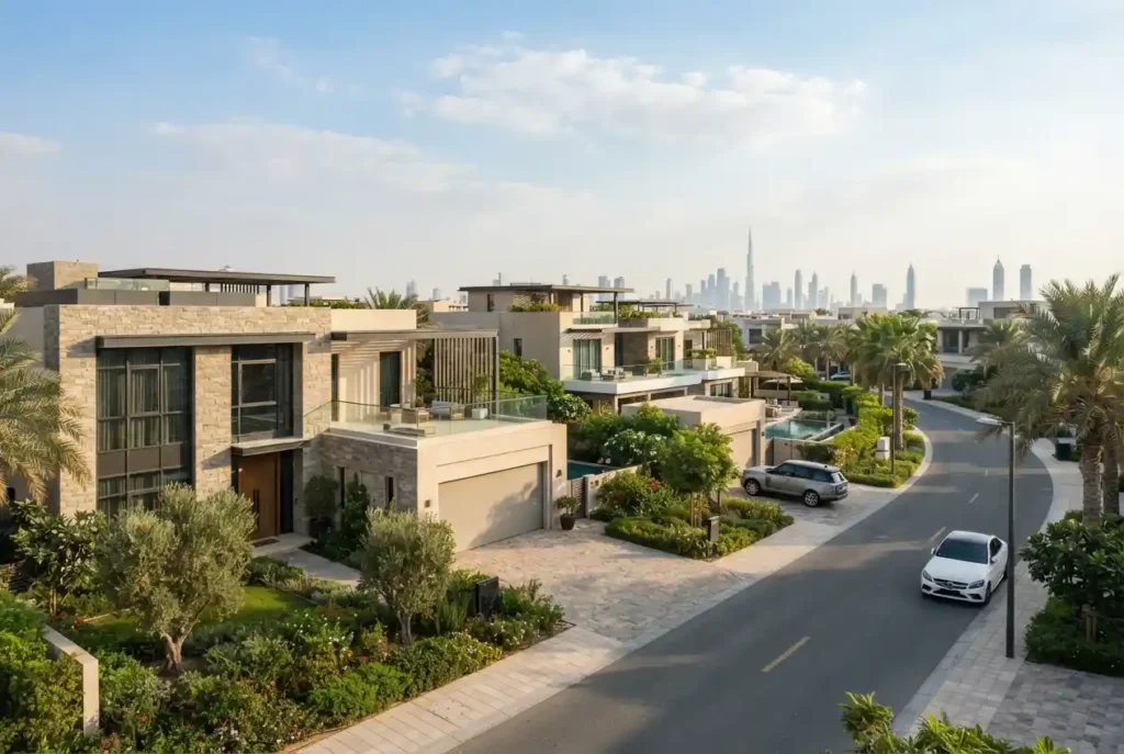 Contemporary residential property representing Falcon Real Estate in the UAE