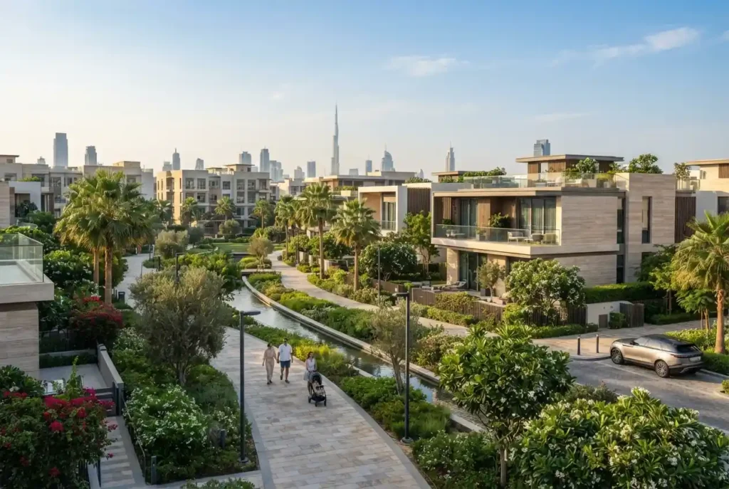 Modern oasis-style residential property in the UAE