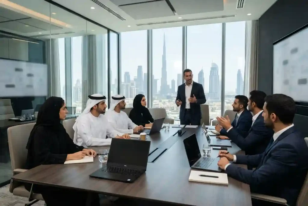 Corporate training workshop for business professionals in Dubai