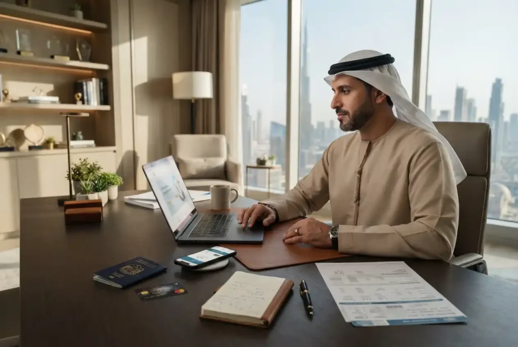 Credit card travel insurance guide for UAE travellers comparing Visa and Mastercard benefits