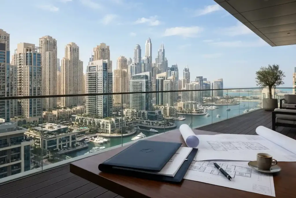 Dubai real estate investment guide featuring modern residential properties and investment opportunities